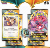 Blister Quádruplo - Espada e Escudo 3 Escuridão Incandescente Eevee - Pokémon TCG - MoxLand